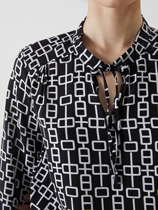 Moudda LC Waikiki - Chemise tissée imprimée cv à manches longues pour Femmes - Tunisie 3