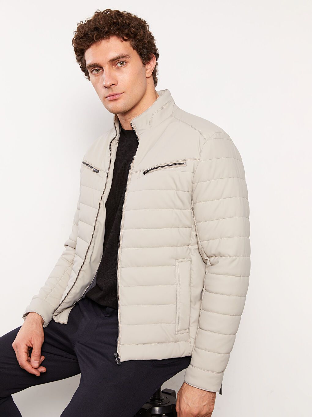 Moudda LC Waikiki - Manteau d'hiver en similicuir pour Homme - Tunisie 1