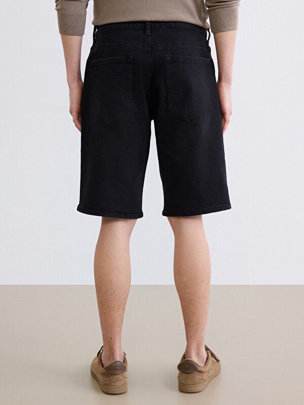 Moudda LC Waikiki - Bermuda en denim pour Homme couleur Rodeo noir - Tunisie 4