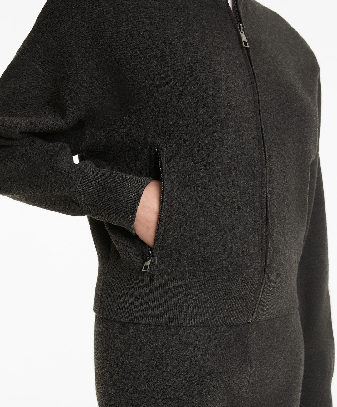 Moudda Oysho - Veste Manches Longues Longue - Zip Through Midi - Tunisie 5