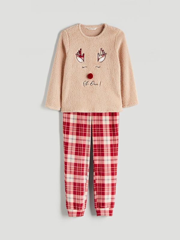 Moudda LC Waikiki - Pyjama en jersey à manches longues épais pour Femmes - Tunisie 7