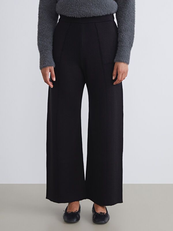 Moudda LC Waikiki - Pantalon tricot Femme Noir - Tunisie 2