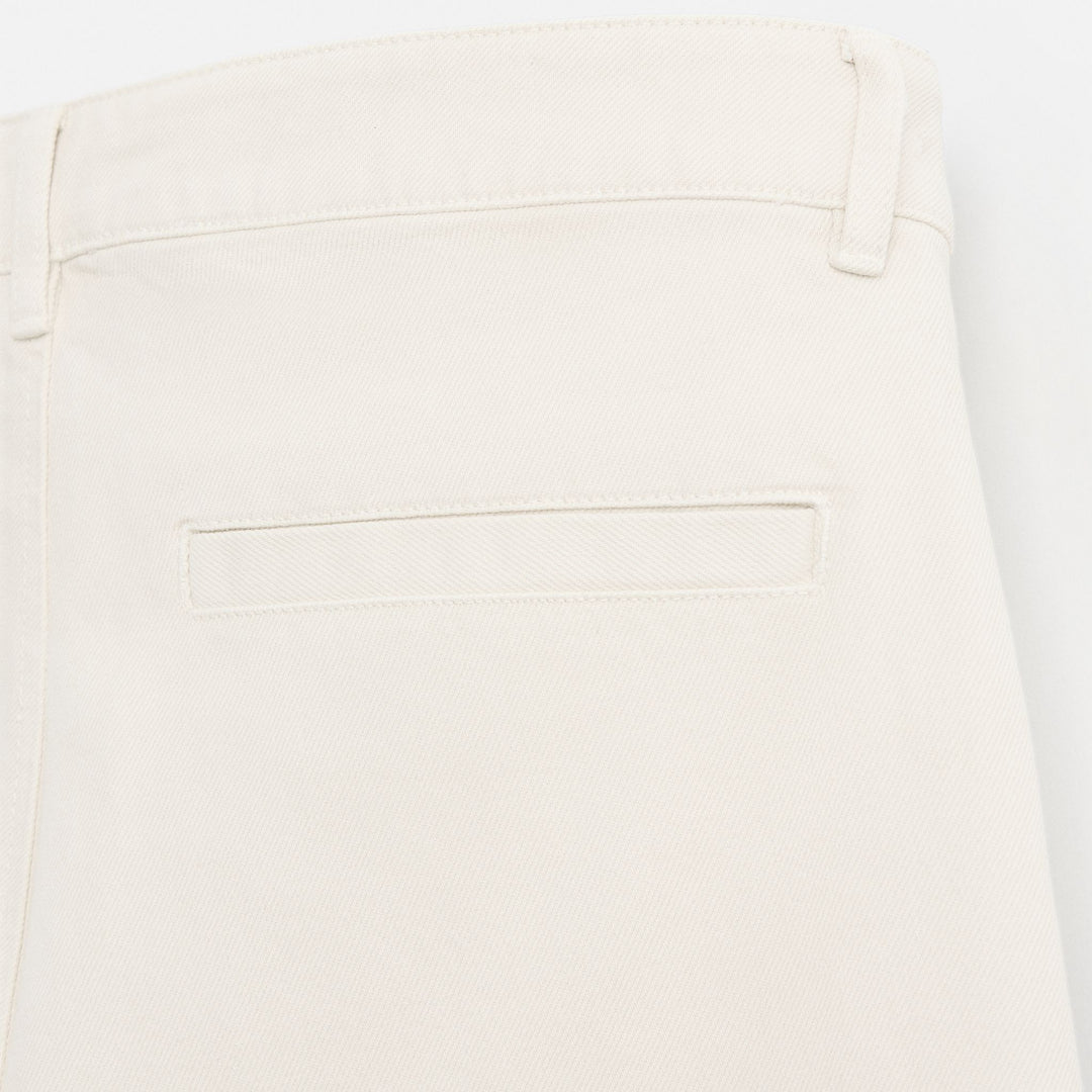 Moudda ZARA - Pantalon - Pince & Bouton Caché (Chambray & Vert) - Tunisie 4