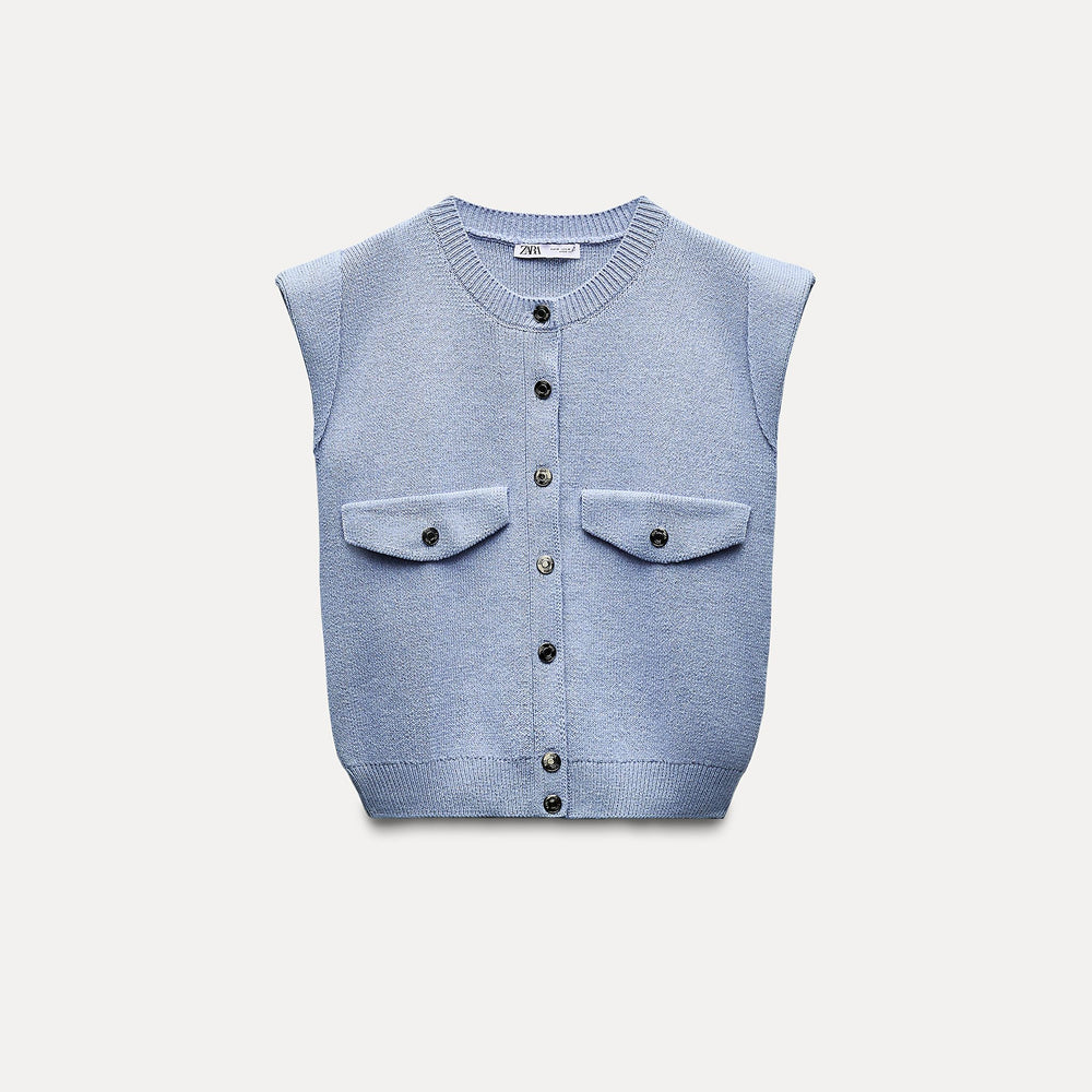 Moudda ZARA - Gilet oversized imitation jean - Tunisie 2
