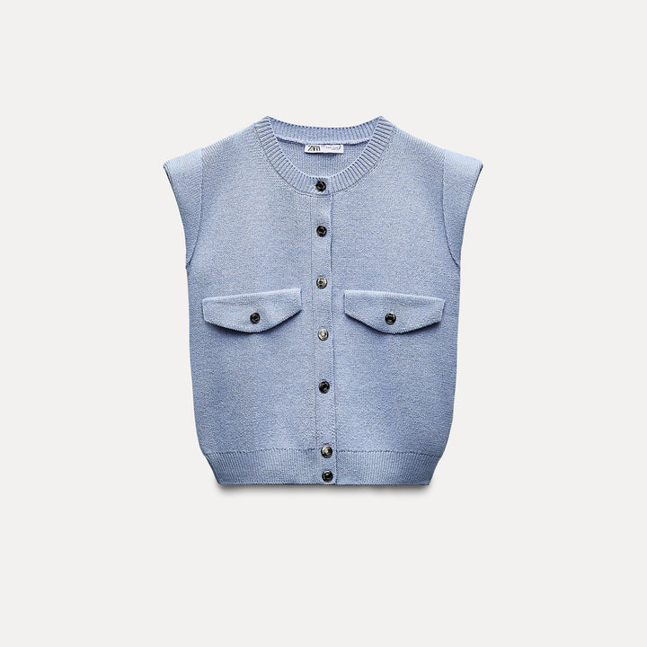 Moudda ZARA - Gilet oversized imitation jean - Tunisie 2