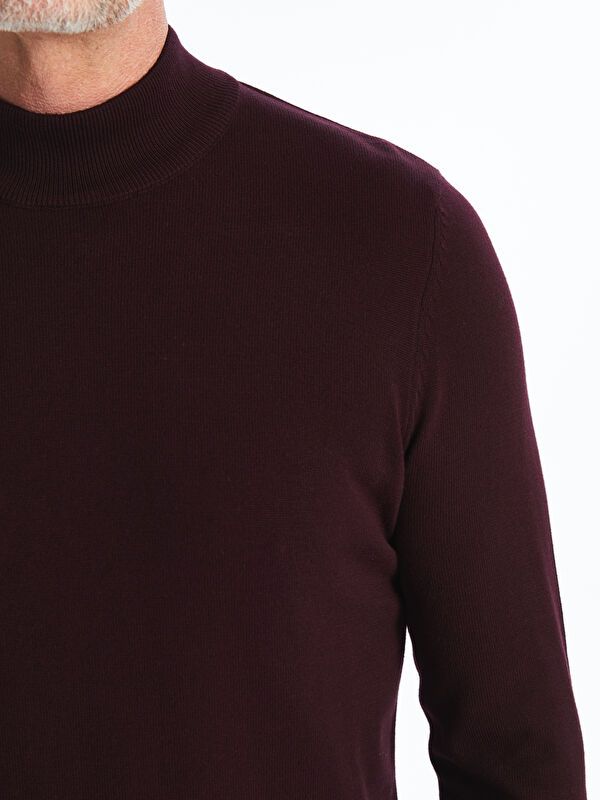 Moudda LC Waikiki - Pull en tricot Homme Bordeaux - Tunisie 4