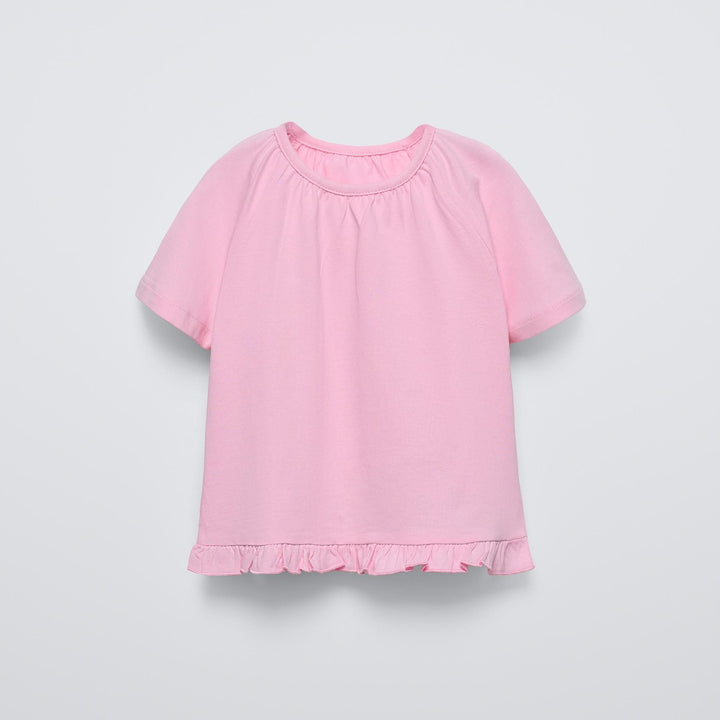 Moudda ZARA - T-shirt enfant volants bas, manches raglan - Tunisie 2
