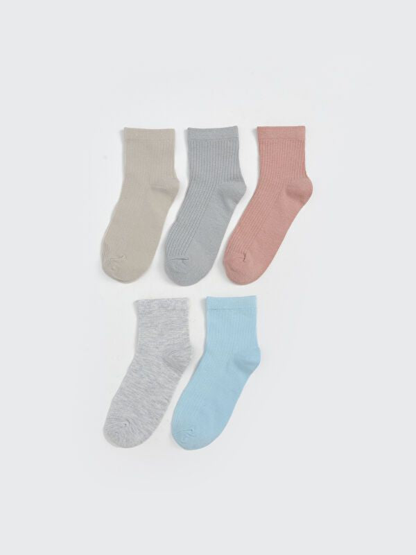 Moudda LC Waikiki - Chaussettes courtes Femme Beige clair - Tunisie 1