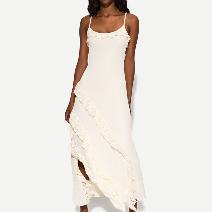 Moudda BERSHKA - Robe Maxi - Volants Dentelle - Tunisie 1