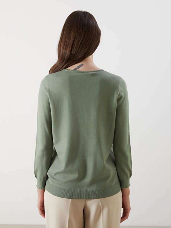 Moudda LC Waikiki - Cv tricot pullover mid pour Femmes - Tunisie 4