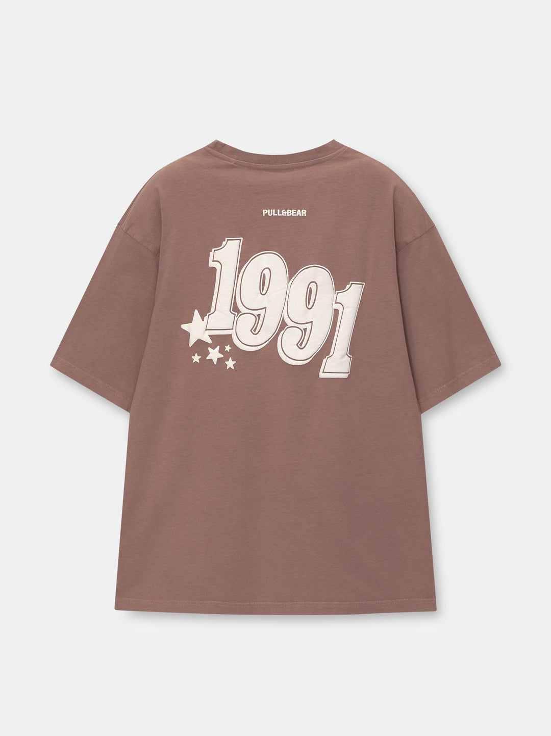 Moudda PULL & BEAR - T-Shirt Demi-Manches Logo Pull&Bear Stars Lavé - Tunisie 1