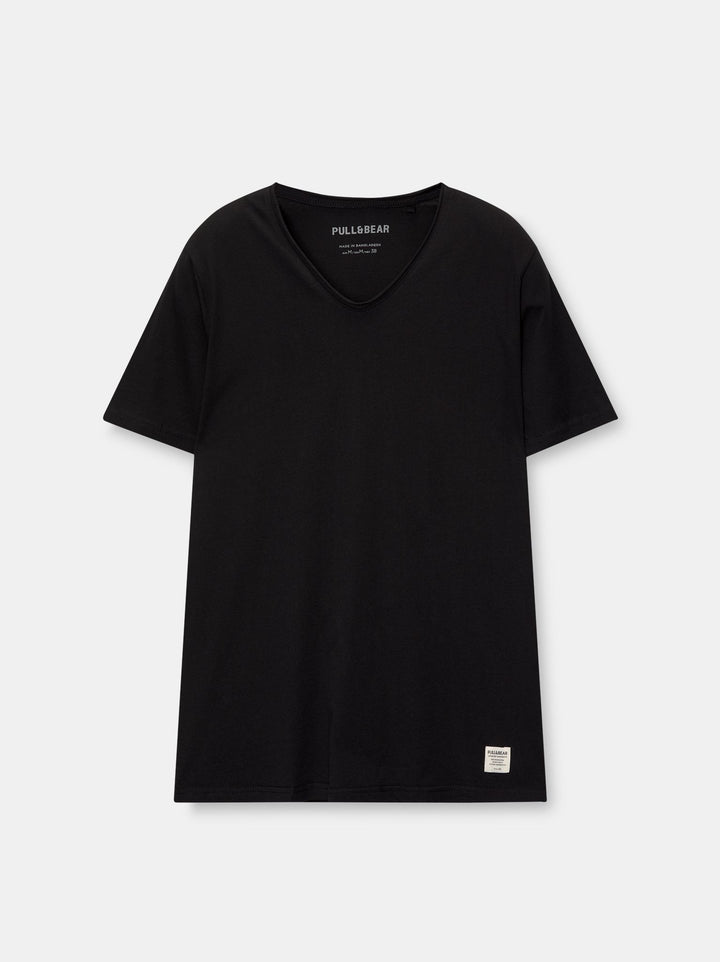 Moudda PULL & BEAR - T-Shirt Demi-Manches Col V - Tunisie 1