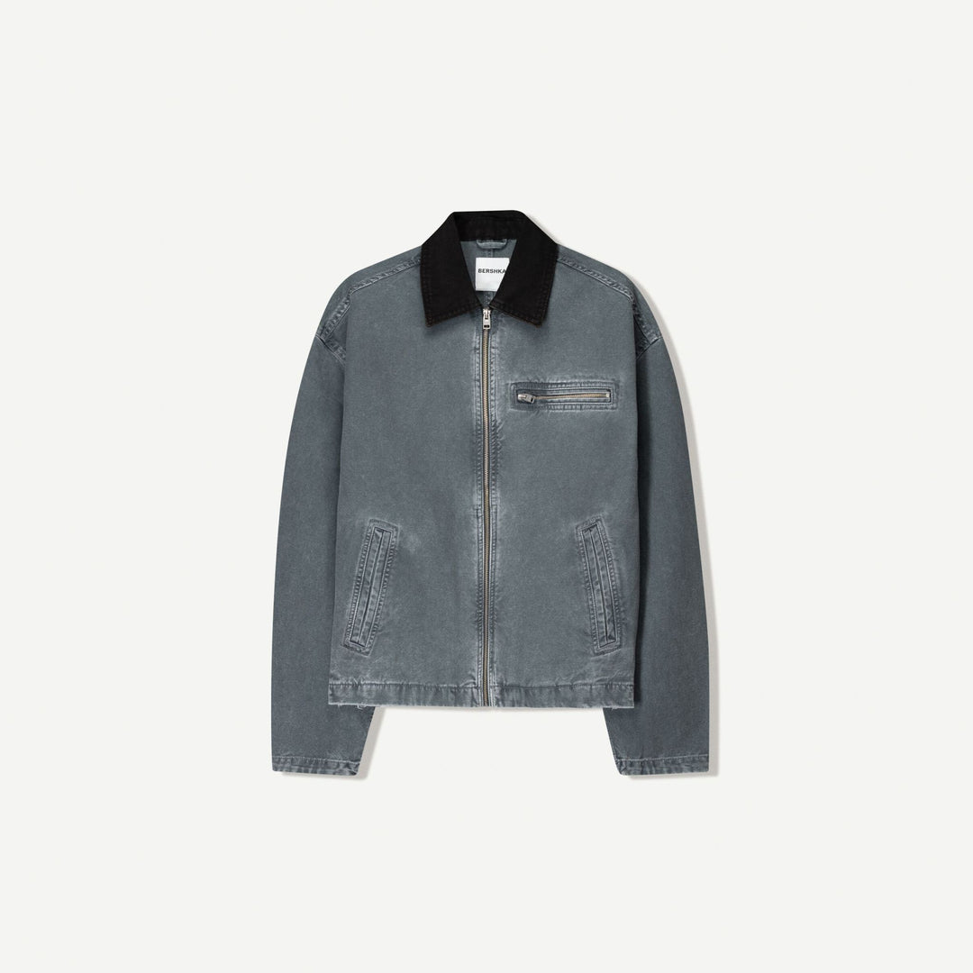 Moudda BERSHKA - Veste Coton Lavée - Unie - Tunisie 1