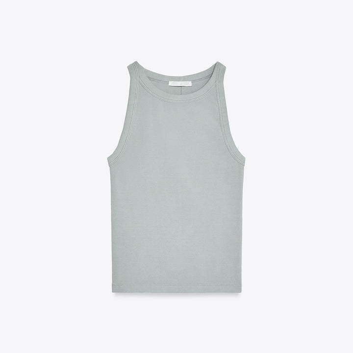 Moudda ZARA - Top Halter - Coton/Élasthanne & Lavé - Tunisie 1