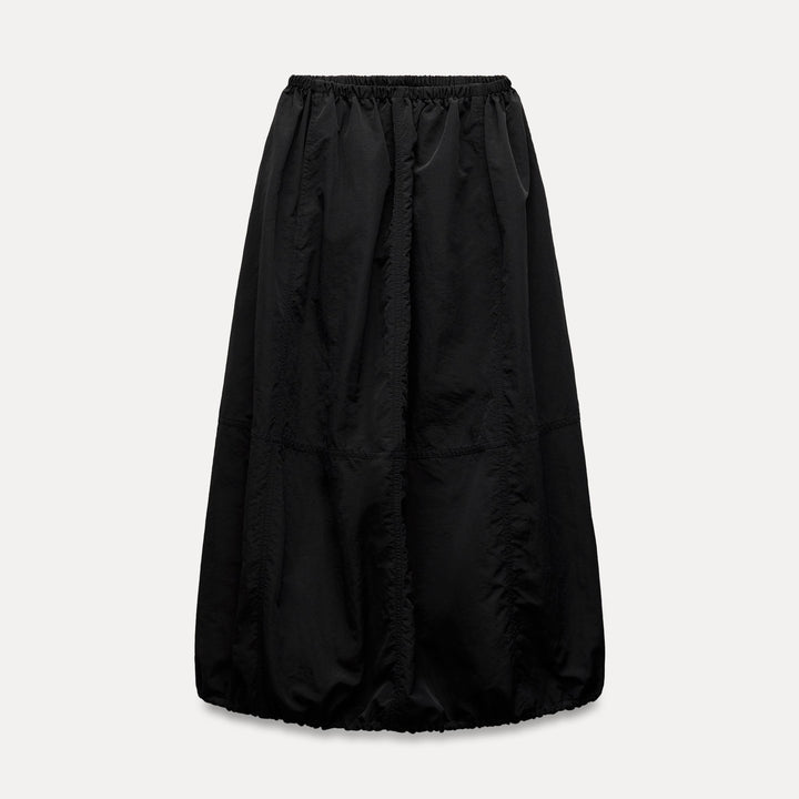 Moudda ZARA - Jupe mi-longue ballon nylon stoppeur ourlet - Tunisie 1