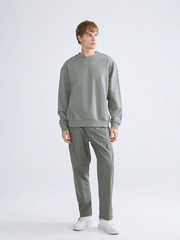 Moudda LC Waikiki - Sweatshirt en jersey Homme Vert terne - Tunisie 2