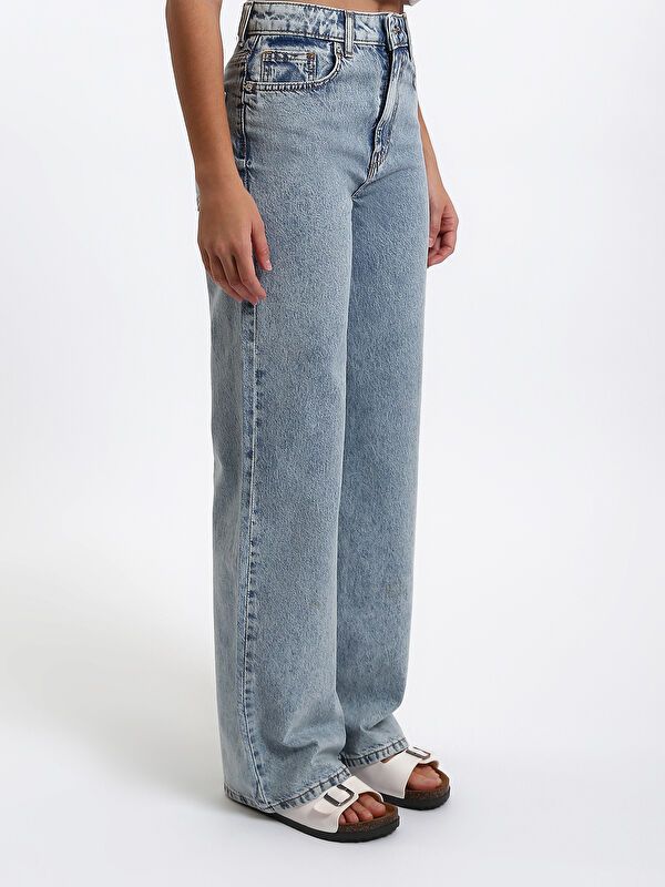 Moudda LC Waikiki - pantalon tissé en jean pour Femmes - Tunisie 4