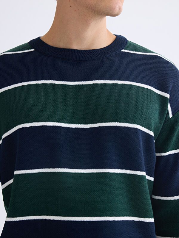 Moudda LC Waikiki - Pull tricot à rayures pour Hommes - Tunisie 3