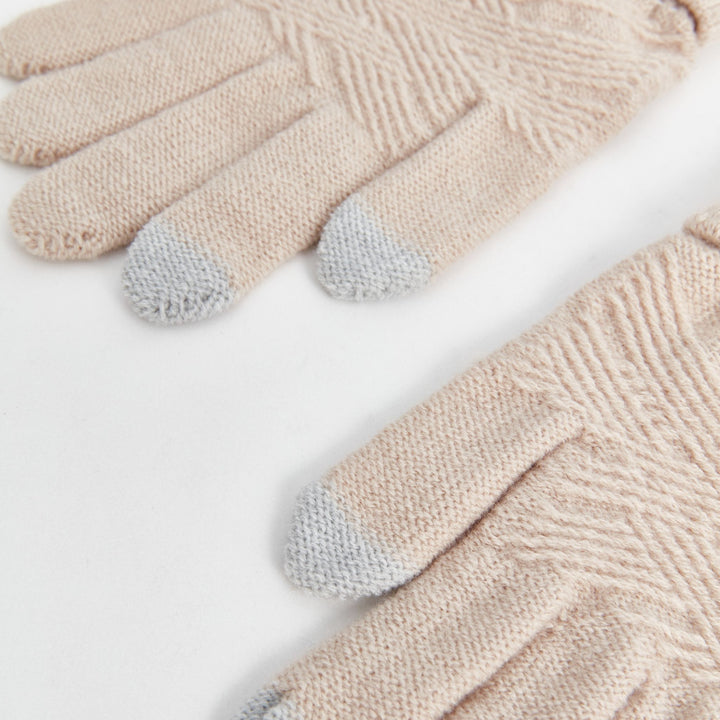 Moudda LC Waikiki - Gants tricot Femme Mélange écru - Tunisie 2