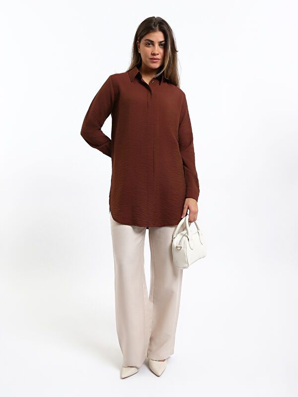 Moudda LC Waikiki - Tunique tissée cv à manches longues pour Femmes - Tunisie 2