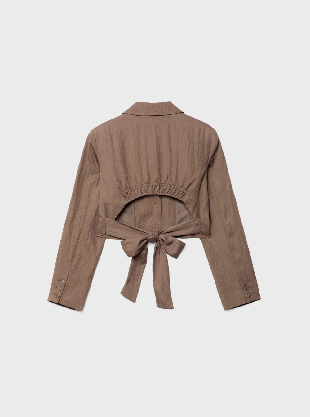 Moudda STRADIVARIUS - Blazer Crop avec Nœud - Tunisie 1