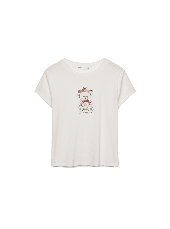Moudda STRADIVARIUS - T-Shirt Ourson Cowboy - Tunisie 2