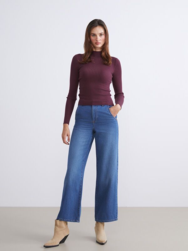 Moudda LC Waikiki - pantalon en jean tissé pour Femmes - Tunisie 1