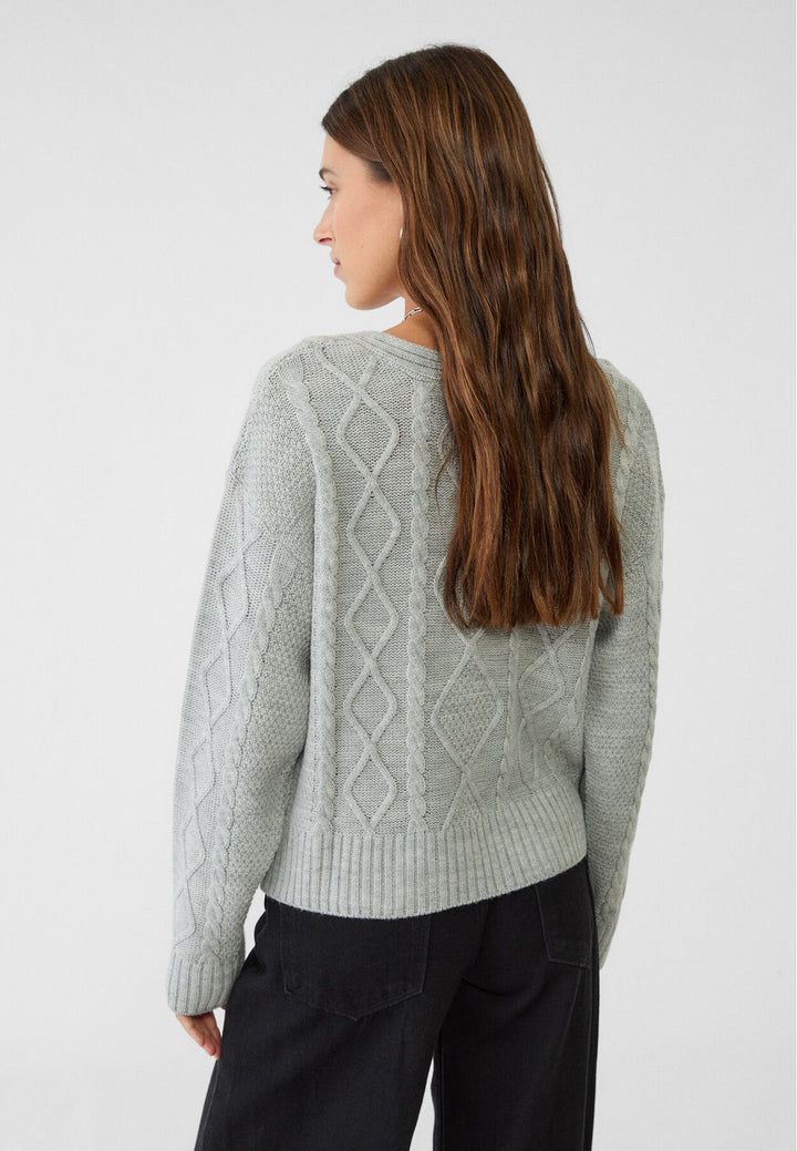 Moudda STRADIVARIUS - Cardigan en Maille à Tresses avec Nœuds - Tunisie 5