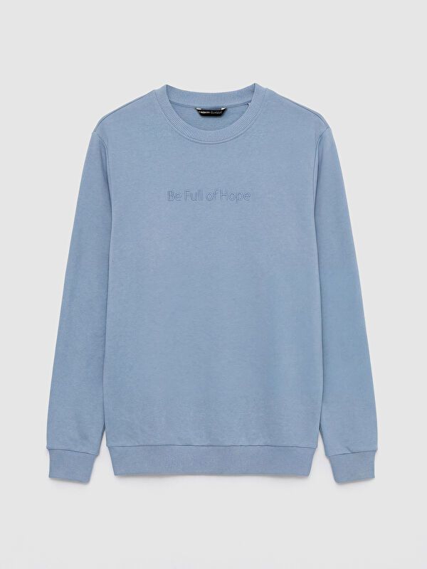 Moudda LC Waikiki - Sweatshirt imprimé basique pour Homme - Tunisie 7