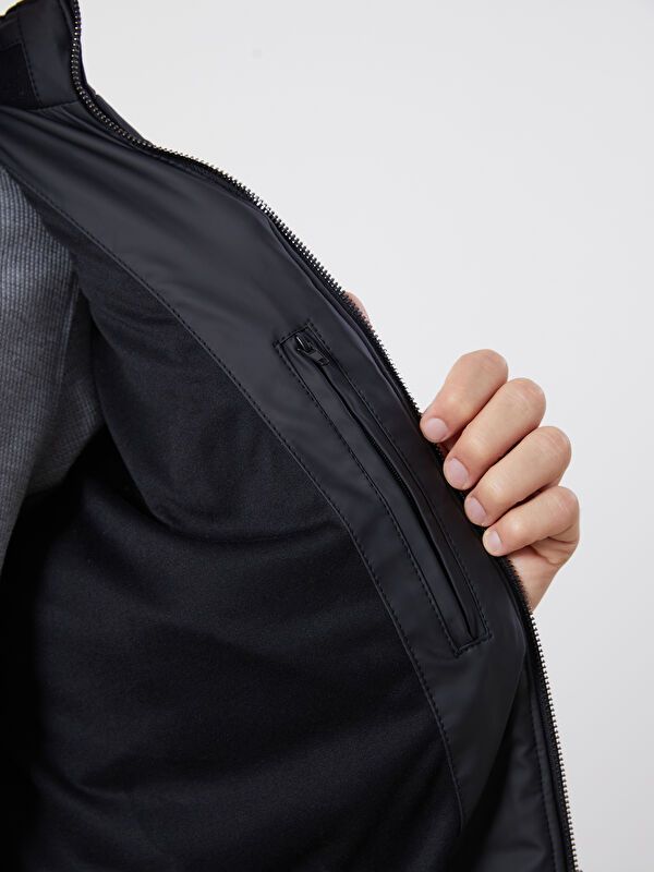 Moudda LC Waikiki - Manteau PU lourd Homme Noir - Tunisie 4