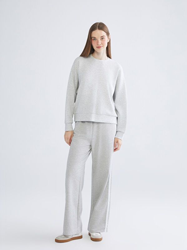 Moudda LC Waikiki - Sweatshirt en jersey Femme Mélange gris clair - Tunisie 2