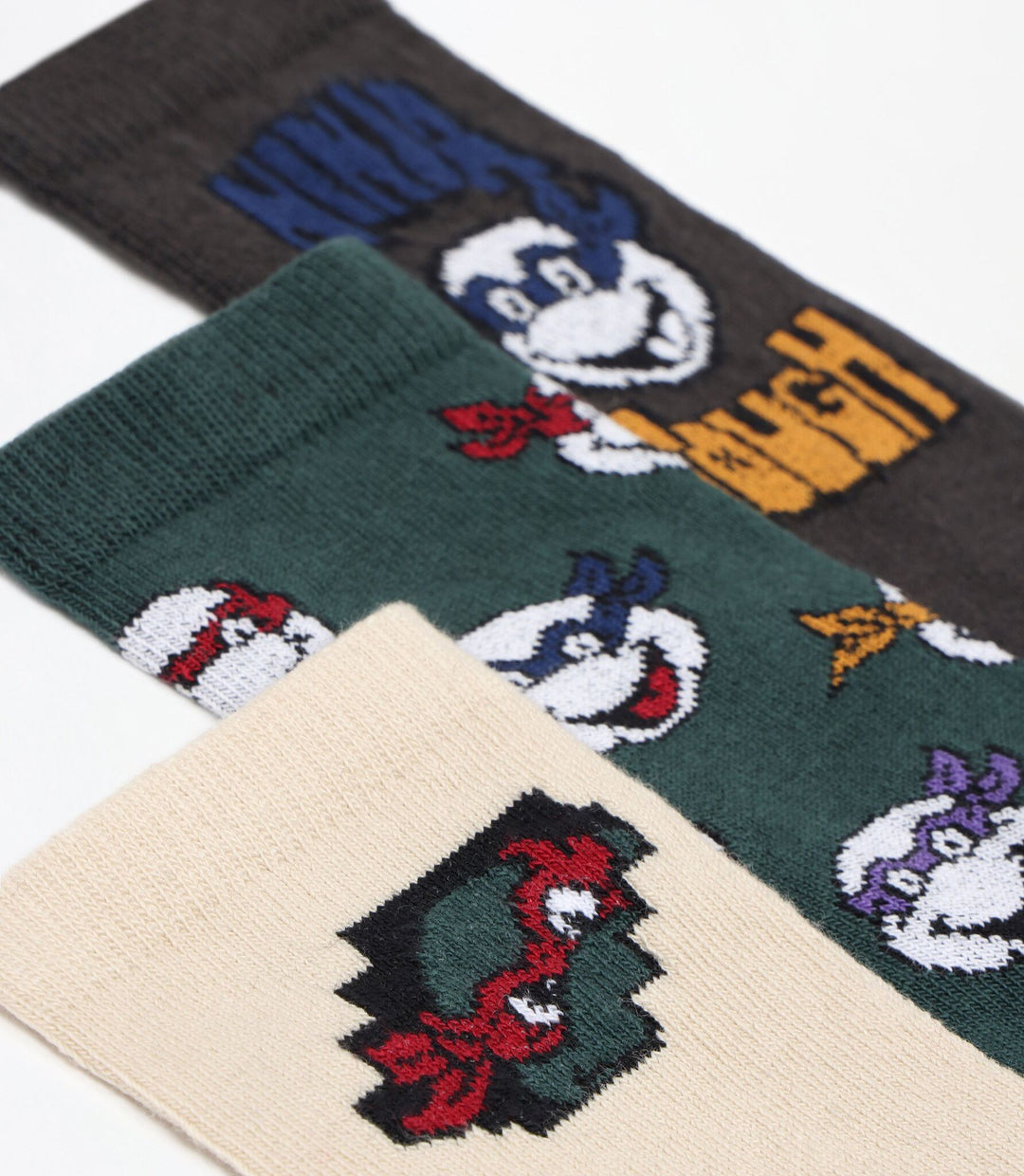 Moudda Lefties - Pack 3 Chaussettes Longues - Tortues Ninja (Licence) - Tunisie 3