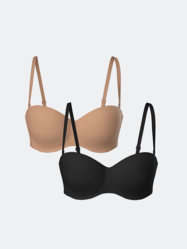Moudda LC Waikiki - Soutien-gorge basique pour Femme couleur Marron clair - Tunisie 1
