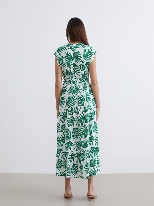 Moudda LC Waikiki - Robe manches courtes en tissu pour Femme - Tunisie 4