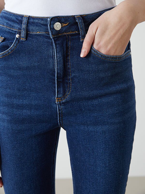 Moudda LC Waikiki - pantalon tissé en jean pour Femmes - Tunisie 3