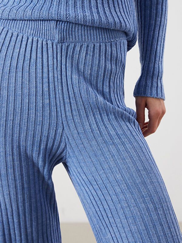 Moudda LC Waikiki - Pantalon tricot Femme Bleu - Tunisie 3