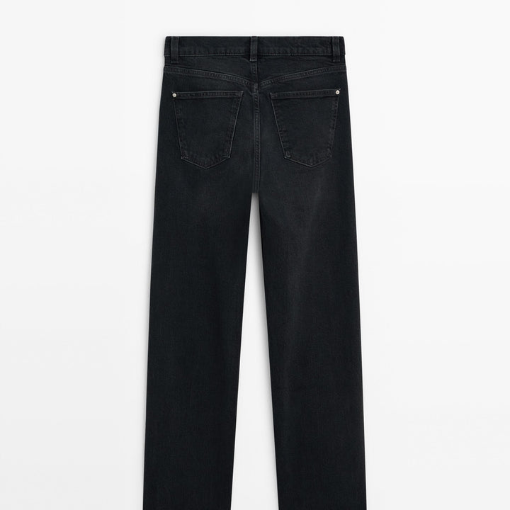 Moudda Massimo Dutti - Jean taille mi-haute droit confort longueur cheville - Tunisie 5