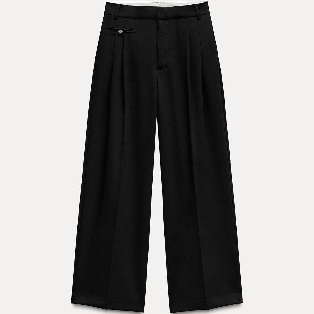 Moudda ZARA - Pantalon fluide masculin multi-plis poche devant - Tunisie 1