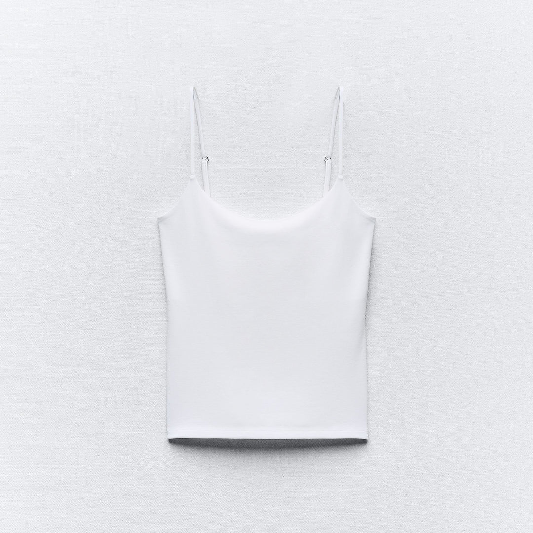 Moudda ZARA - T-shirt bretelles ajustables, coton bio - Tunisie 2