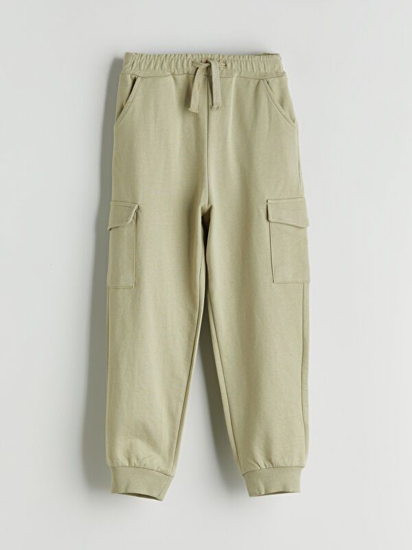 Moudda LC Waikiki - Ensemble en jersey manches courtes Garçon Beige clair - Tunisie 5