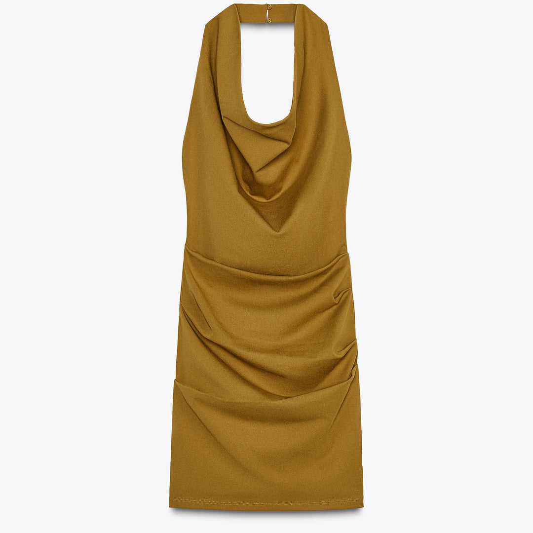 Moudda ZARA - Robe Mini Halter - Drapé - Tunisie 1