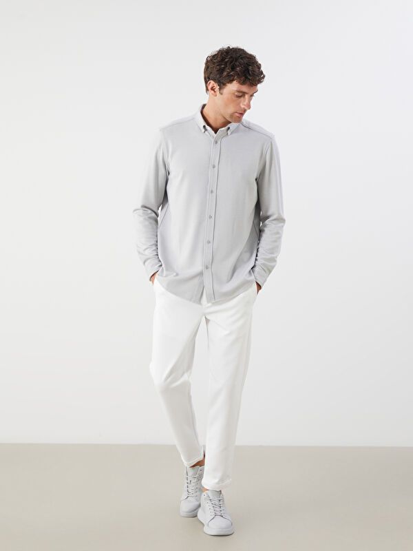 Moudda LC Waikiki - Pantalon tissé moyen Homme Ecru - Tunisie 1