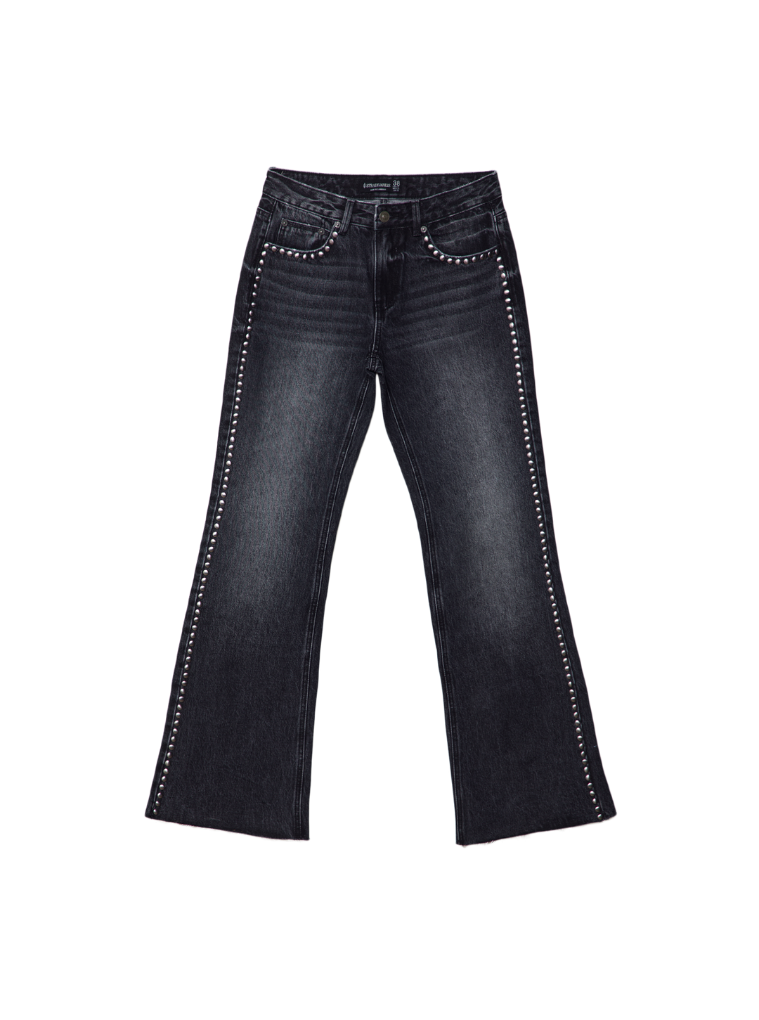 Moudda STRADIVARIUS - Jean Straight Fit avec Clous Latéraux - Tunisie 2