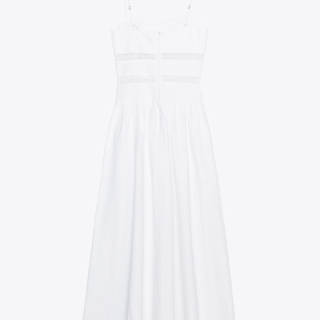 Moudda ZARA - Robe Midi Popeline Élastique - Droit & Body Lacets - Tunisie 2