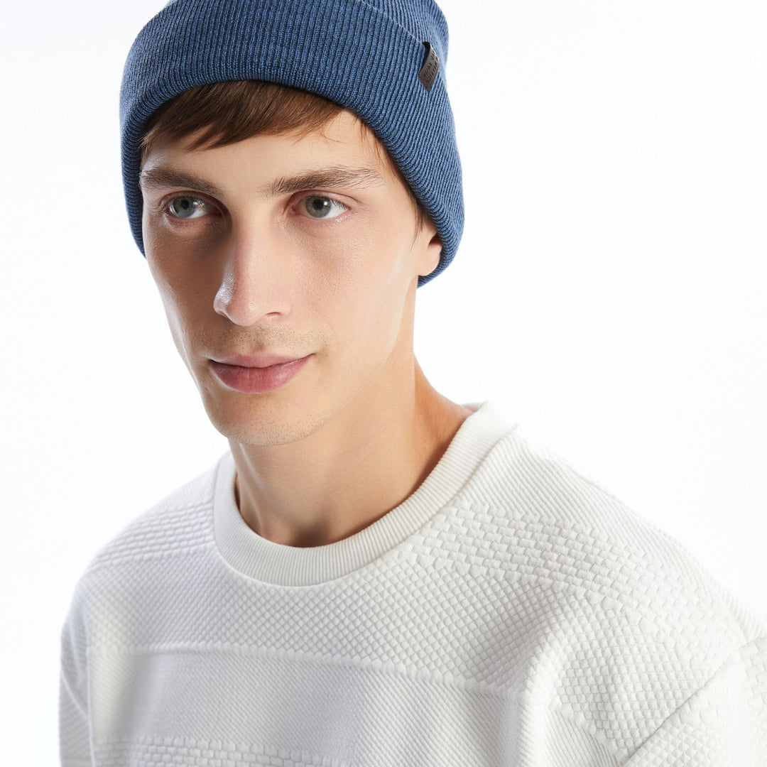 Moudda LC Waikiki - Béret tricot Homme Bleu turquoise - Tunisie 1