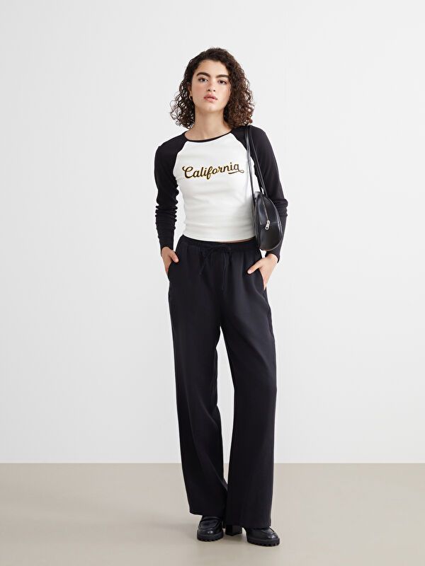 Moudda LC Waikiki - Body en jersey manches longues Femme Ecru - Tunisie 2