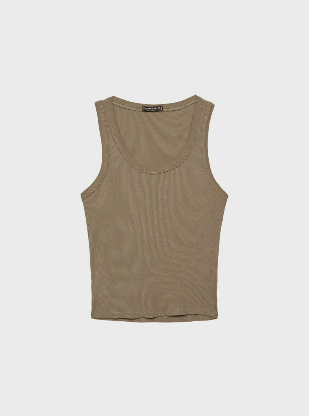 Moudda STRADIVARIUS - Débardeur Basique en Maille Canalé - Tunisie 4