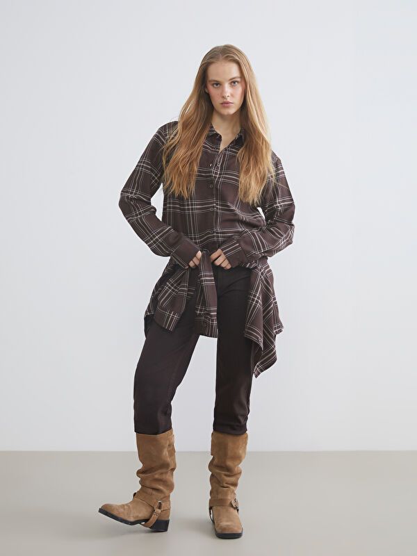 Moudda LC Waikiki - Chemise tissée à manches longues pour Femmes - Tunisie 2