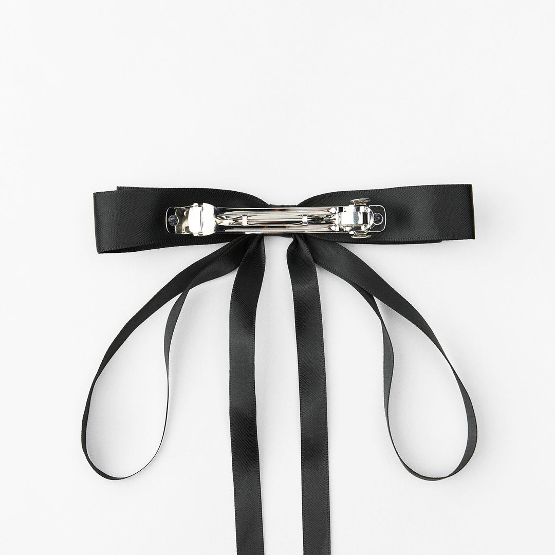 Moudda ZARA - Barrette à cheveux avec double laçage en satin - Tunisie 3