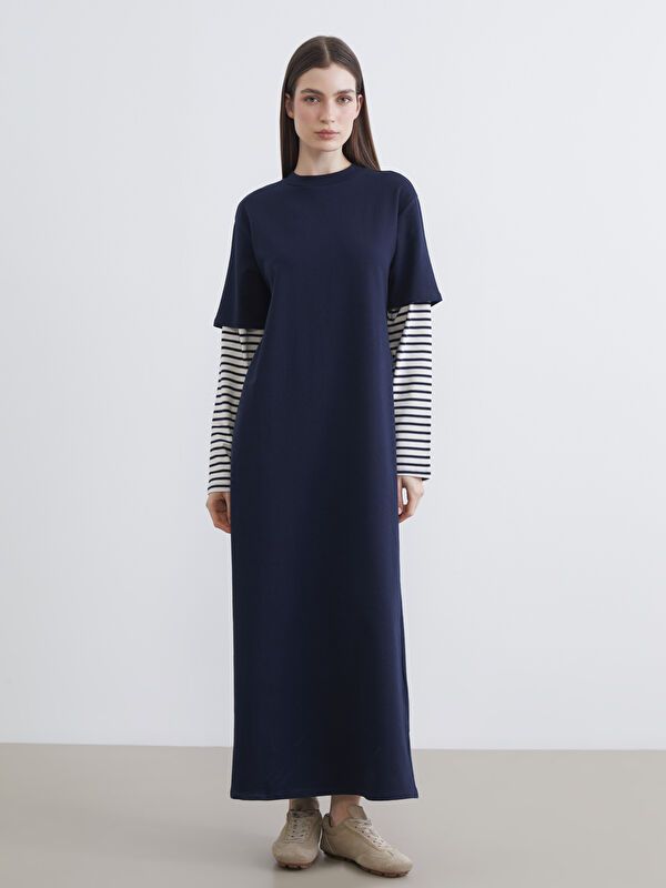 Moudda LC Waikiki - Robe manches longues en jersey pour Femme - Tunisie 2